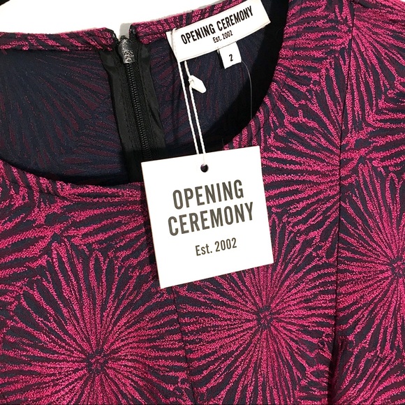 Opening Ceremony Pink Jacquard Top. - Picture 4 of 9